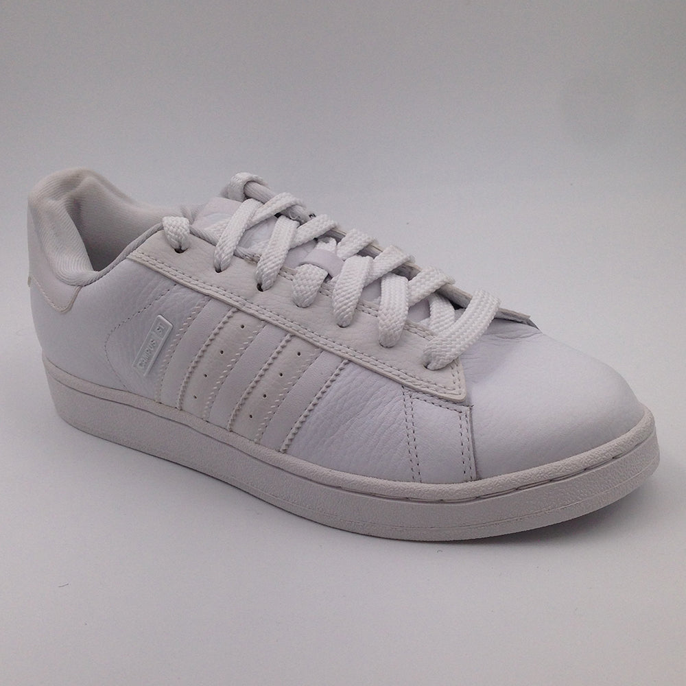 Grand halvkugle tackle Adidas Womens Adidas Originals 3 Stripe 019689 CAMPUS ST All White Lea –  That Shoe Store and More