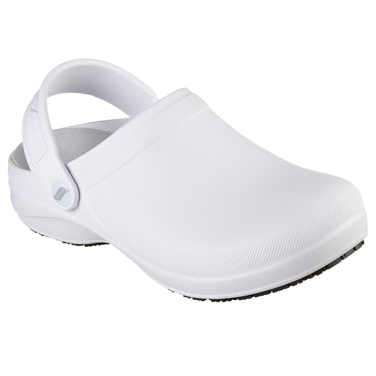 Skechers Women's 108067 Work Arch Fit Riverbound Pasay White Work Shoes  Clogs