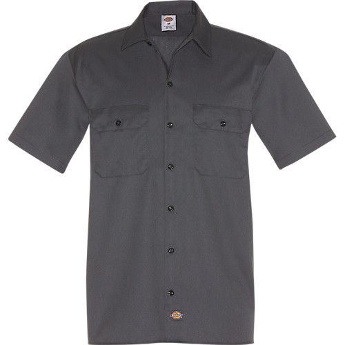  Dickies 1574 Short Sleeve Work Shirt Black XX-Large Tall:  Button Down Shirts: Clothing, Shoes & Jewelry