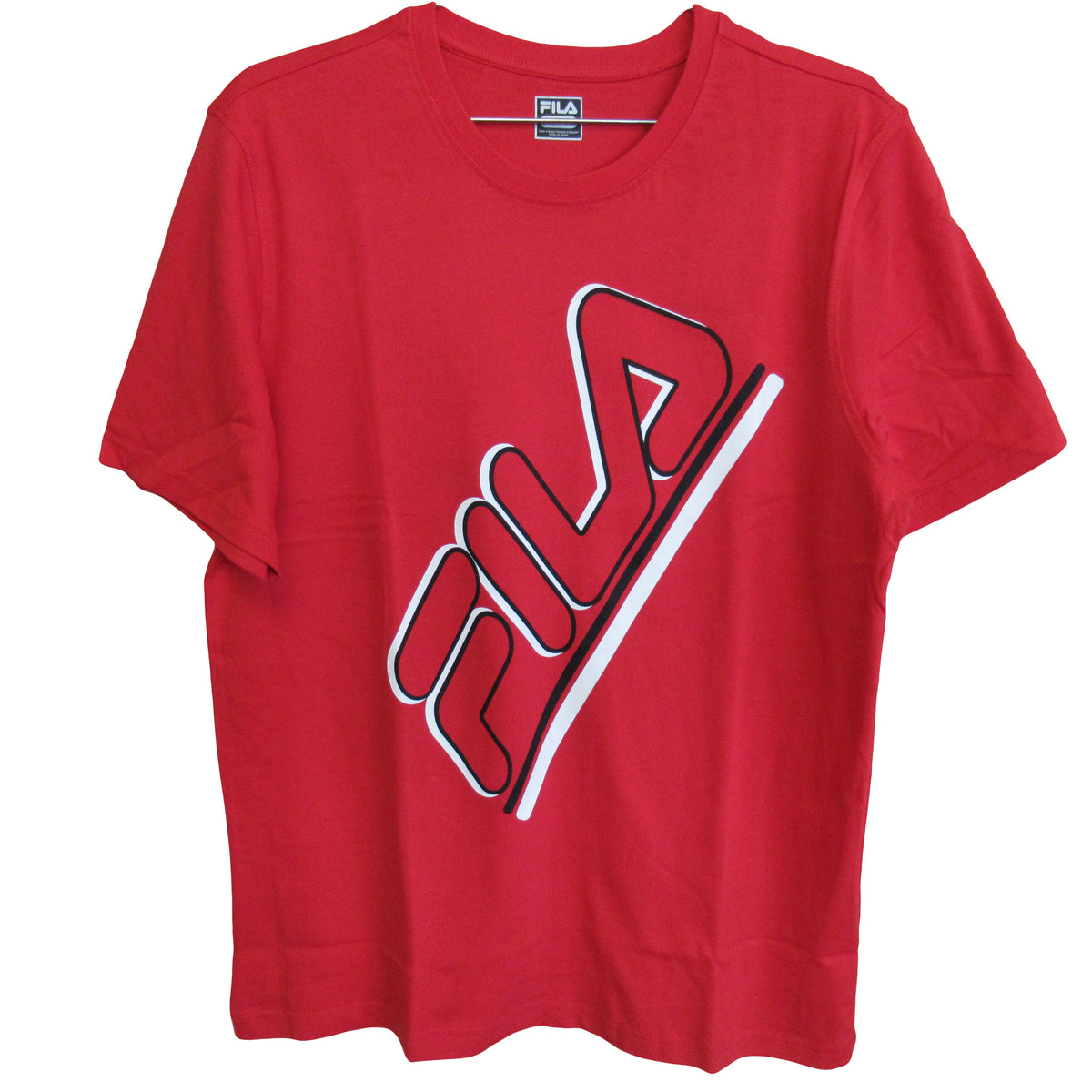 NWT - FILA red Short Sleeve Logo T-Shirt - M – CommunityWorx Thrift Online