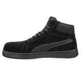 Puma Men's 630305 Iconic Suede Mid Composite Safety Toe Metal Free Work Shoes ThatShoeStore