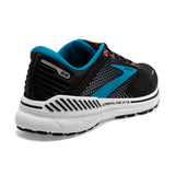 Brooks Men's 110366 034 Adrenaline GTS 22 Black/Blue/Orange Cushion Support Running Shoes ThatShoeStore