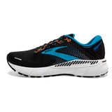 Brooks Men's 110366 034 Adrenaline GTS 22 Black/Blue/Orange Cushion Support Running Shoes ThatShoeStore