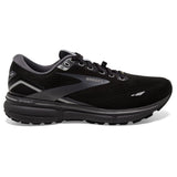 Brooks Men's 110394 022 Ghost 15 GTX Black Blackened Alloy Cushion Neutral Waterproof Running Shoes ThatShoeStore