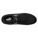 Puma Women's 643195 Frontside Black Grey Low Composite Safety Toe Metal Free Work Shoes ThatShoeStore