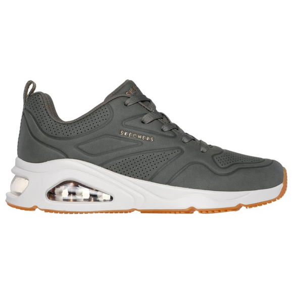 Skechers Women's 177390 Tres-Air Uno - Ah-Mazing Olive Casual Shoes