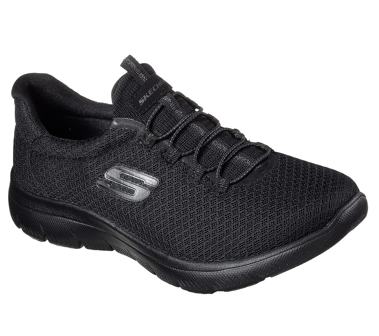 Skechers Women's 12980 Summits Memory Foam Black Athletic Shoes – That ...