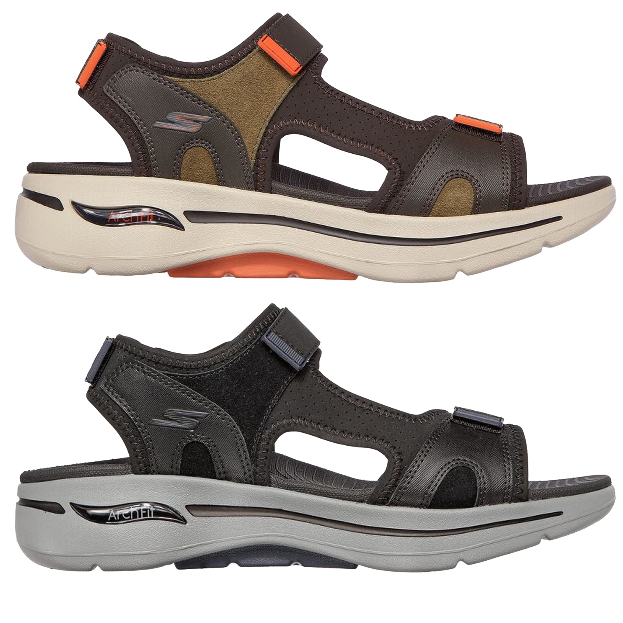 Skechers Men's 229021 Go Walk Arch Fit Sandal Mission Strap Sandals That Shoe Store and More
