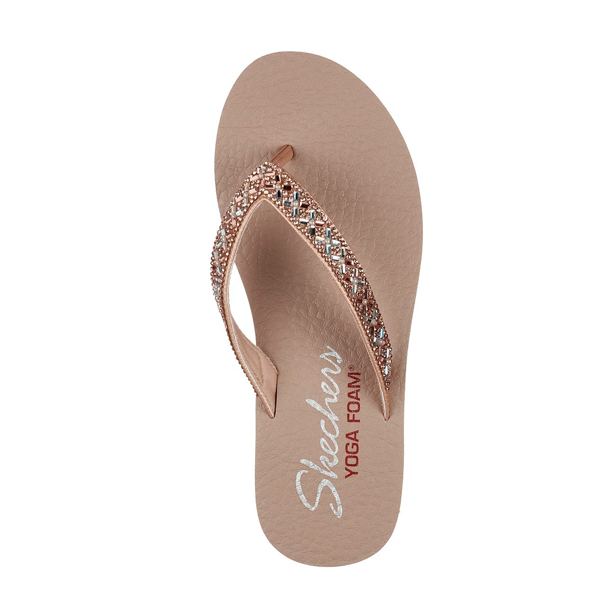 Skechers Women's Meditation Rock Crown Yoga Foam Sandals Shoes