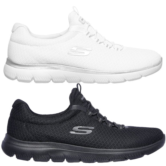 Afbrydelse Anzai der ovre Skechers Women's 12980 Summits Memory Foam Black Athletic Shoes – That Shoe  Store and More