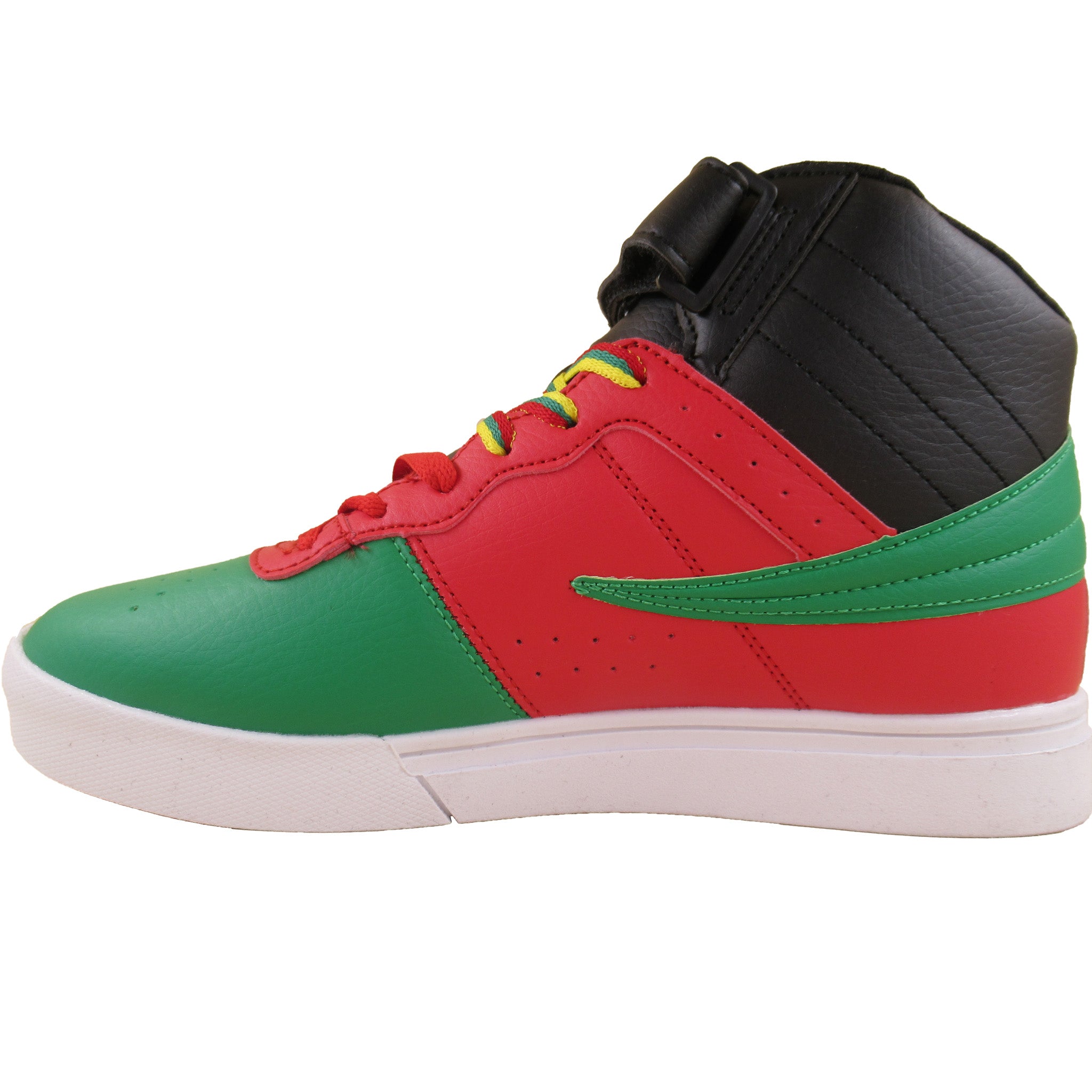 Fila Mens Vulc 13 MP BC Casual Shoes Black Red Lemonade US 10.5 M